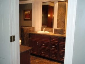 Double bath sink vanity